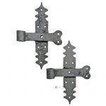 Tür Kreuzbänder antik Kreuzband alt geschmiedet 25cm 16er Dorn