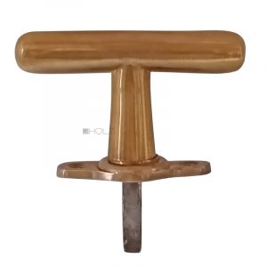 Bauhaus Fensterolive Stab Messing Fenstergriff alt 83mm