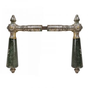 Türdrücker antik Würfel Türklinken vernickelt alt 15.7mm 8er Vk