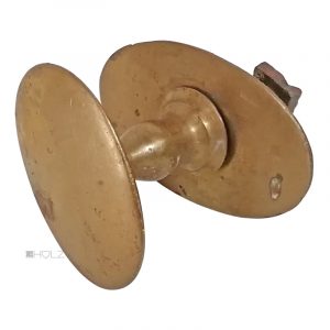 Fensterolive Biedermeier antik Fensterknauf alt oval