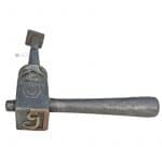 Türdrücker Kastenschloss antik 18. Jhd. alt 800gr.