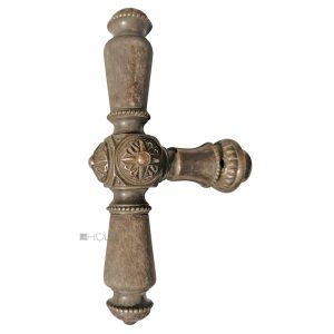 Prächtige Fensterolive antik Würfel Perlen alt 116mm