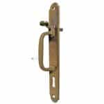 Türgriff Stoßgriff Wiener Jugendstil alt Schnappriegel Tür Schiebetür Daumenriegel