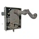 Tür Kastenschloss antik alt Eichel Türdrücker neo barock links 69/74