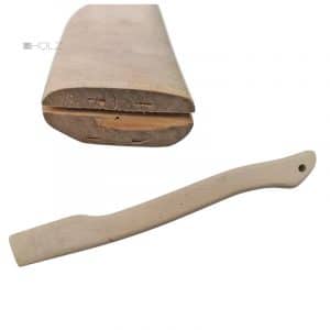 Beilstiel Esche Axt Holz 45cm lang Stielhaus 22x51