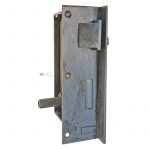 Tür Kastenschloss antik hochstehend links alt Türdrücker 57/83