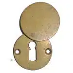 Tür Schlüsselschild Bauhaus rund Schlüsselrosette Blende alt 44mm