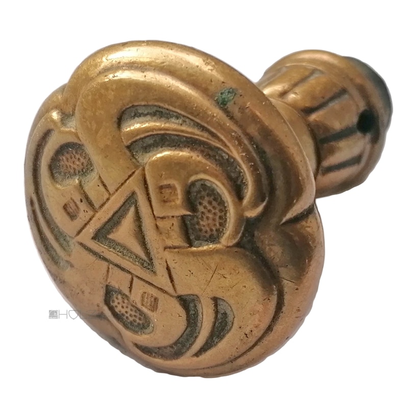 Türknauf Jugendstil alt Türgriff Stern 46mm 9er Vk