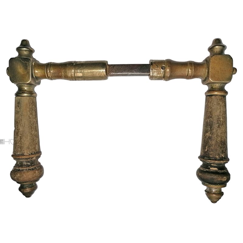 Türdrücker antik Würfel Horn Säulen Türklinken alt 15.4mm 8er Vk