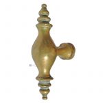 türknauf Griffolive antik Barock alt Bronze 111mm 8er Vk