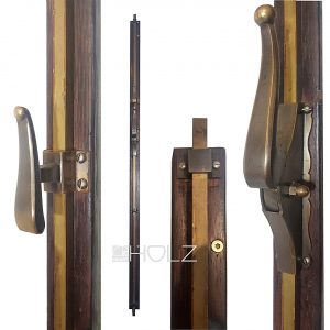 Jugendstil Basküle Fenster Riegel antik Art Deco alt 133 cm