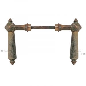 Türdrücker antik Würfel alt Horn Türklinken 17mm 8erVk