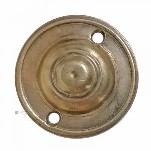 Türdrückerblende Jugendstil alt Rosette Türklinke Messing 38mm