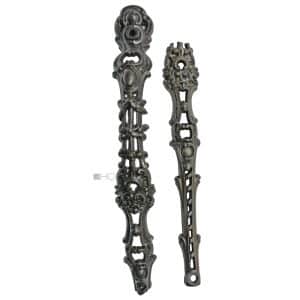 Beschläge Möbel antik Eisen Gründerzeit alt Beinbeschlag 31cm