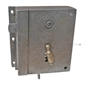 Tür Kastenschloss antik Stahl alt Türschloss Eichel rechts 60/8/62