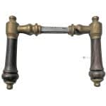 Türdrücker antik Ebenholz alt Türklinken 14.6mm 8.5er Vk