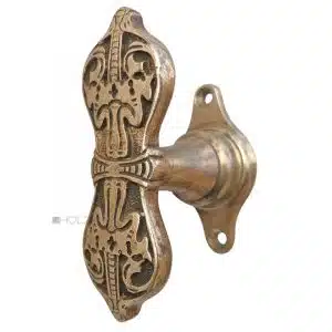 Fensterolive Jugendstil floral alt Fenstergriff 83/50/46