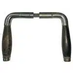 Türdrücker Avantgarde Ar Deo Messing vernickelt Tonne Ebenholz 15mm 8er Vk