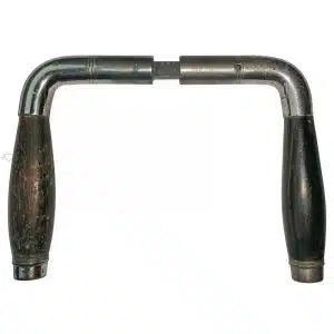 Türdrücker Avantgarde Ar Deo Messing vernickelt Tonne Ebenholz 15mm 8er Vk