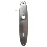 Langschild 1920er Stahl oval vernickelt 45x226-15.3x78