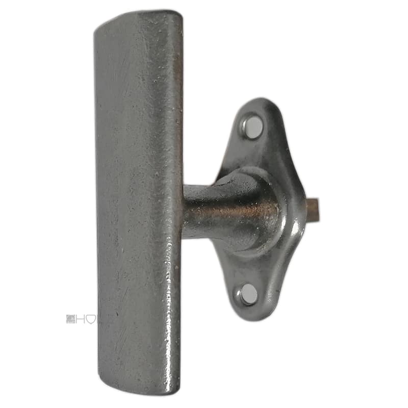 Fensterolive alt 1920er Bauhaus Eisen Stahl Fenstergriff 81/48/43