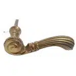 Türdrücker antik Volute prächtig alt 15.6mm 8er Vk