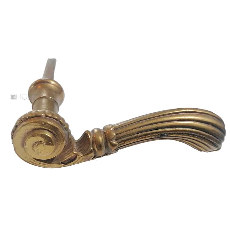 Türdrücker antik Volute prächtig alt 15.6mm 8er Vk