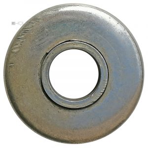 Drückerrosette alt Bauhaus Schraubrosette vernickelt 17.1x48mm