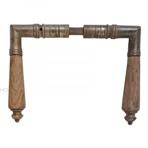 Türdrücker antik kantig alt Türklinken vernickelt 16mm 8er Vk