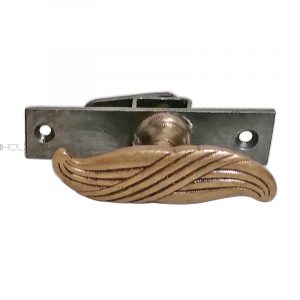 Fensterolive Jugendstil Fenstergriff Welle alt Einreiber 20mm