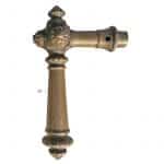 Türdrücker antik Würfel Säule alt Türklinke groß 16mm 9er Vk