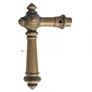 Türdrücker antik Würfel Säule alt Türklinke groß 16mm 9er Vk