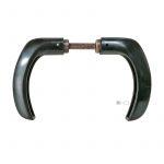 Türdrücker Kunststoff schwarz DDR Vintage 18.9mm