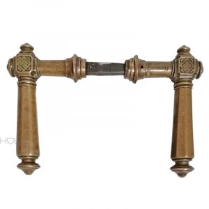 Türdrücker antik Haustür Würfel alt Türklinken Gründerzeit 10/12er Vk