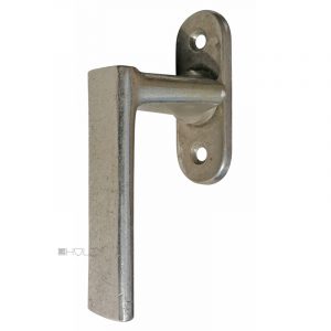 Fenster Halbgriff Bauhaus Wehag Nicksil alt vernickelt Fenstergriff links 76/50/43