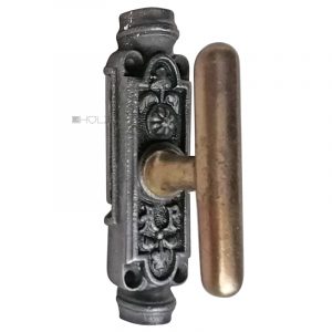Basküle Fenstergetriebe antik AP Fenstergriff alt Links Einreiber