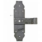 Tür Kreuzband alt Stahl genietet Türband 17cm 10er Dorn