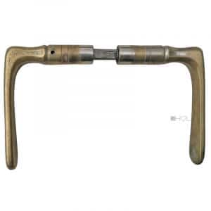 Türdrücker Jugendstil schlank polygon alt Türklinken 16mm 8er Vk