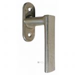 Fenster Halbgriff Bauhaus Wehag Nicksil alt vernickelt Fenstergriff 76/50/43