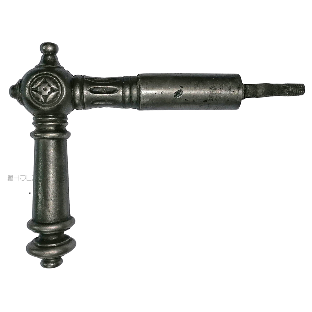 Großer Türdrücker antik Kastenschloss Haustür alt Kugel Raute 8er Vk