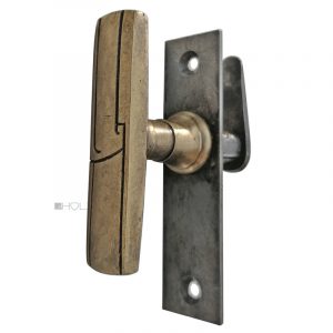Fensterolive Jugendstil Avantgarde Fenstergriff alt Einreiber 70/20mm