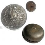 Tür Haus Drehklingel antik alt Türklingel Glocke BITTE DREHEN