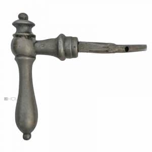 Türdrücker antik Eisen Kugel kleine Türklinke 19.4mm Rosette