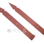 Paar Türbänder Langbänder antik 41cm 11 mm