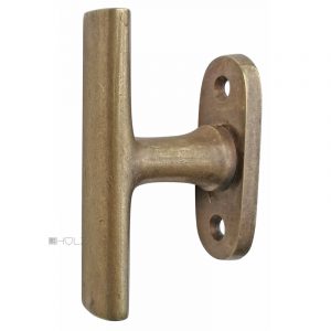 Fensterolive Bauhaus alt 1930er Messing Fenstergriff 83/49/43