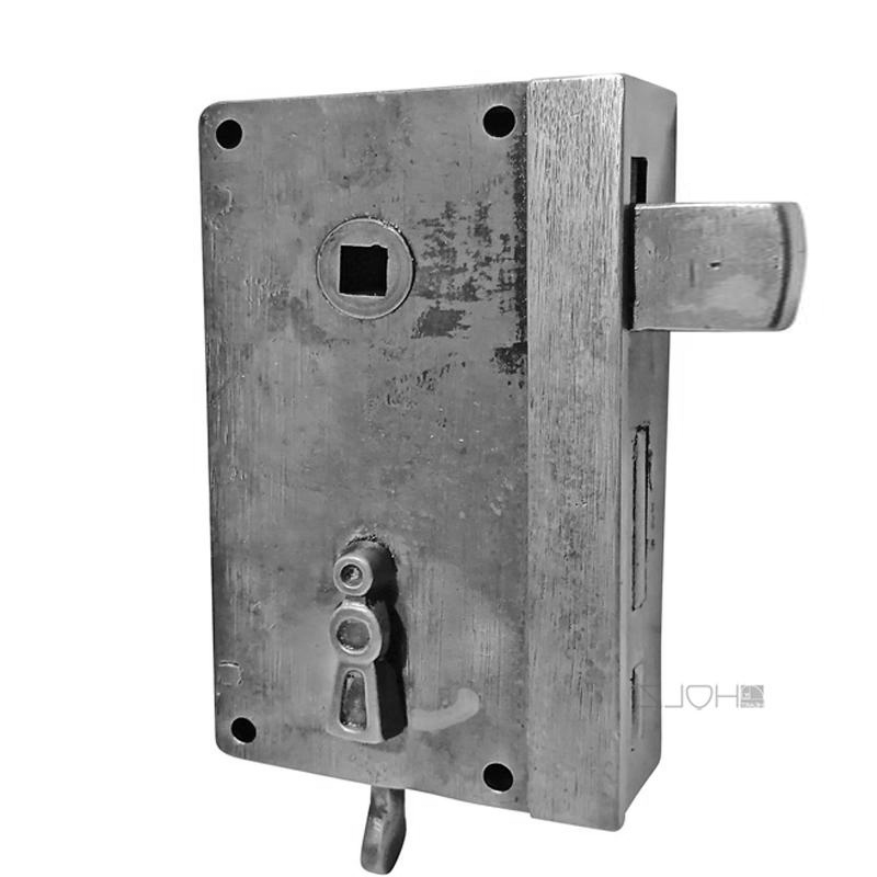 Tür Kastenschloss antik links Türdrücker alt 66/9/68 Tür Kastenschloss antik links Türdrücker alt 66/9/68