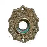 Tür Drückerrosette antik oval Rosette Türklinke alt 18mm