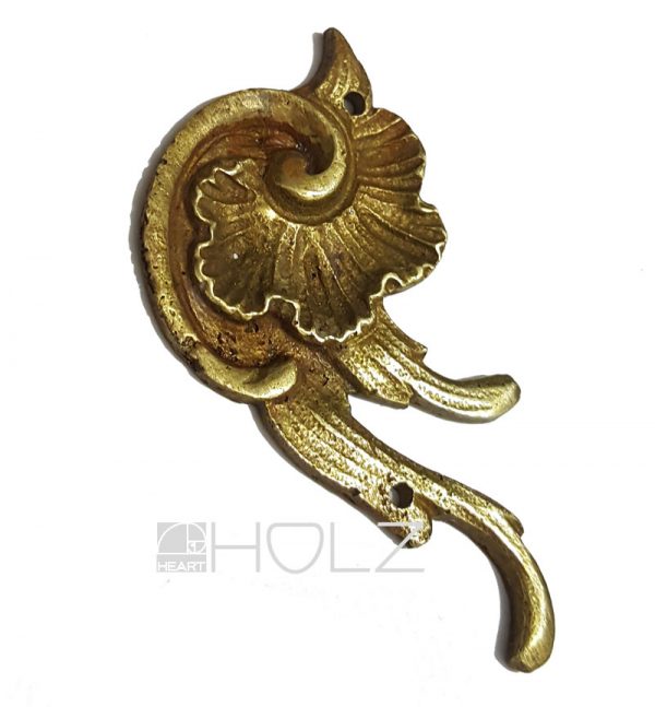 Bronze Möbelbeschlag antik feuervergoldet 6cm