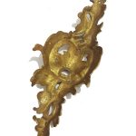 Bronze Möbelbeschlag antik feuervergoldet rund 19cm