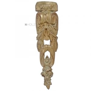 Bronze Möbelbeschlag antik feuervergoldet alt 22cm